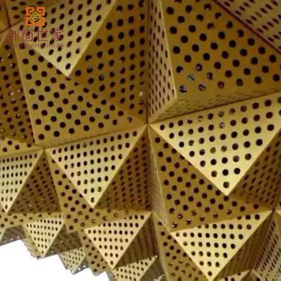 Construction Decoration Perforated Aluminium Composite Decorative Panel Decoration Material