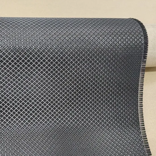 297GSM Jacquard Carbon Fiber Metallic Silver Hybrid Fabric Roll for Yacht Boat 