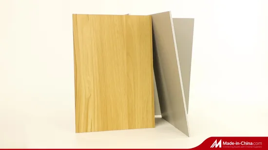 Silver Brushed Aluminum Composite Plastic Wall Panel Acm Panel Building Material with CE and Voc 