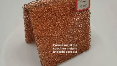 Water Purification Filter Material of Copper Foams 